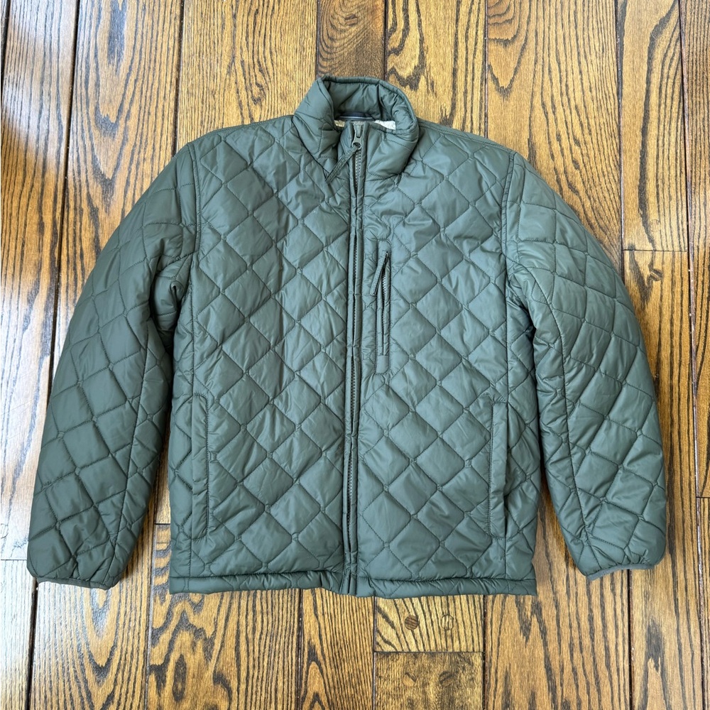 Marc New York Quilted Olive Green Puffer Jacket